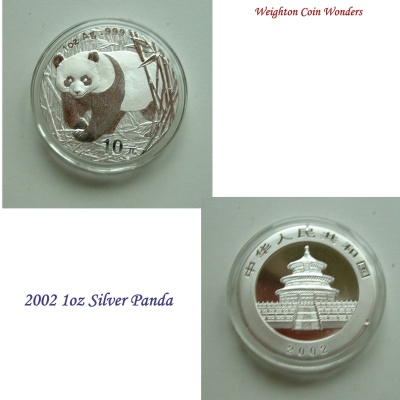 (image for) 2002 1oz Silver PANDA